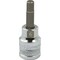 Dynamic Tools 3/8" Drive Metric Hex Head, 6mm Bit Std Length, Chrome Socket D006006 - alternate 1